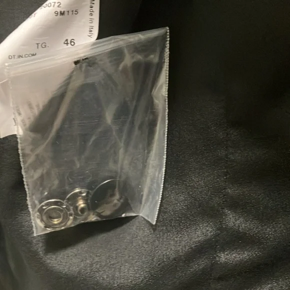 New Armani Collection black pinstripe blazer size 10 - Picture 10 of 12